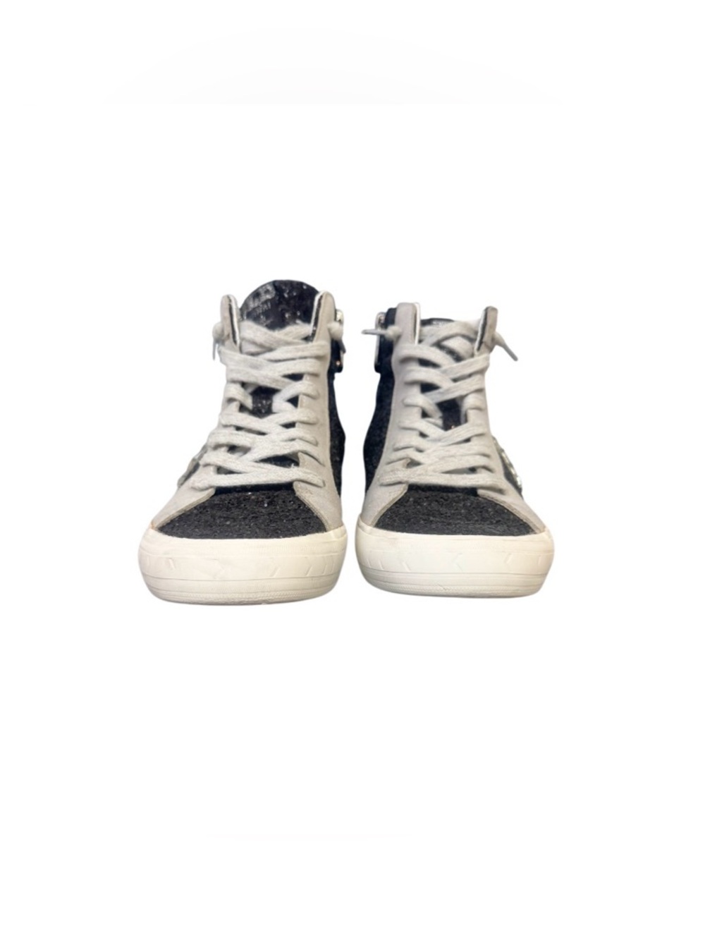 VINTAGE HAVANA Leona glitter high top sneakers women’s tennis shoes size 6 - Picture 11 of 17
